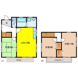 LaCasa鵜沼台の物件間取画像